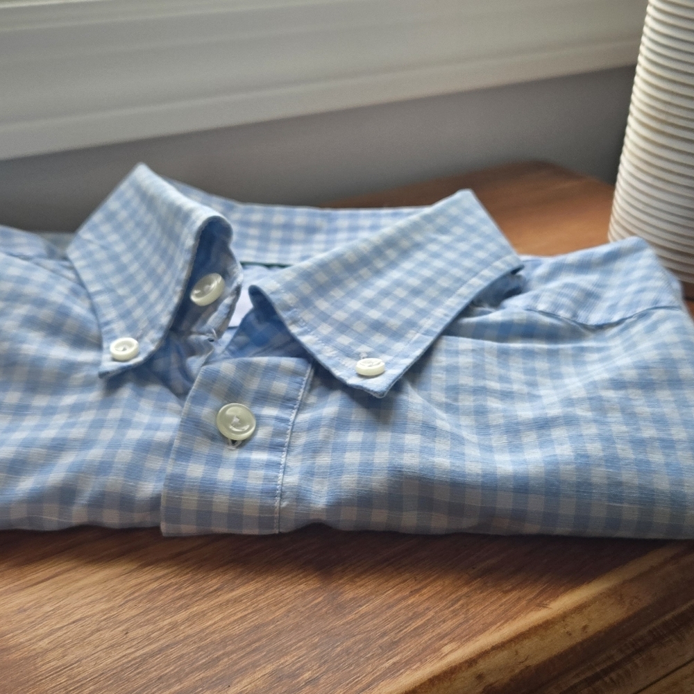 ETON Lightweight Popover S/S Shirt-Medium 40
